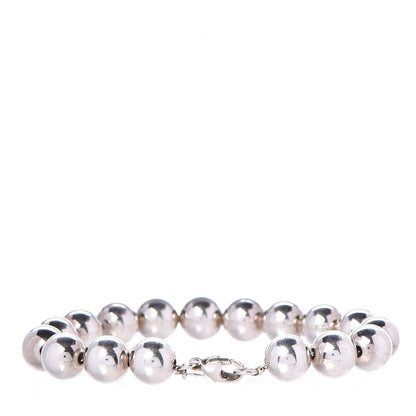 Tiffany Sterling Silver 10mm HardWear Ball Bracelet 3 of 5