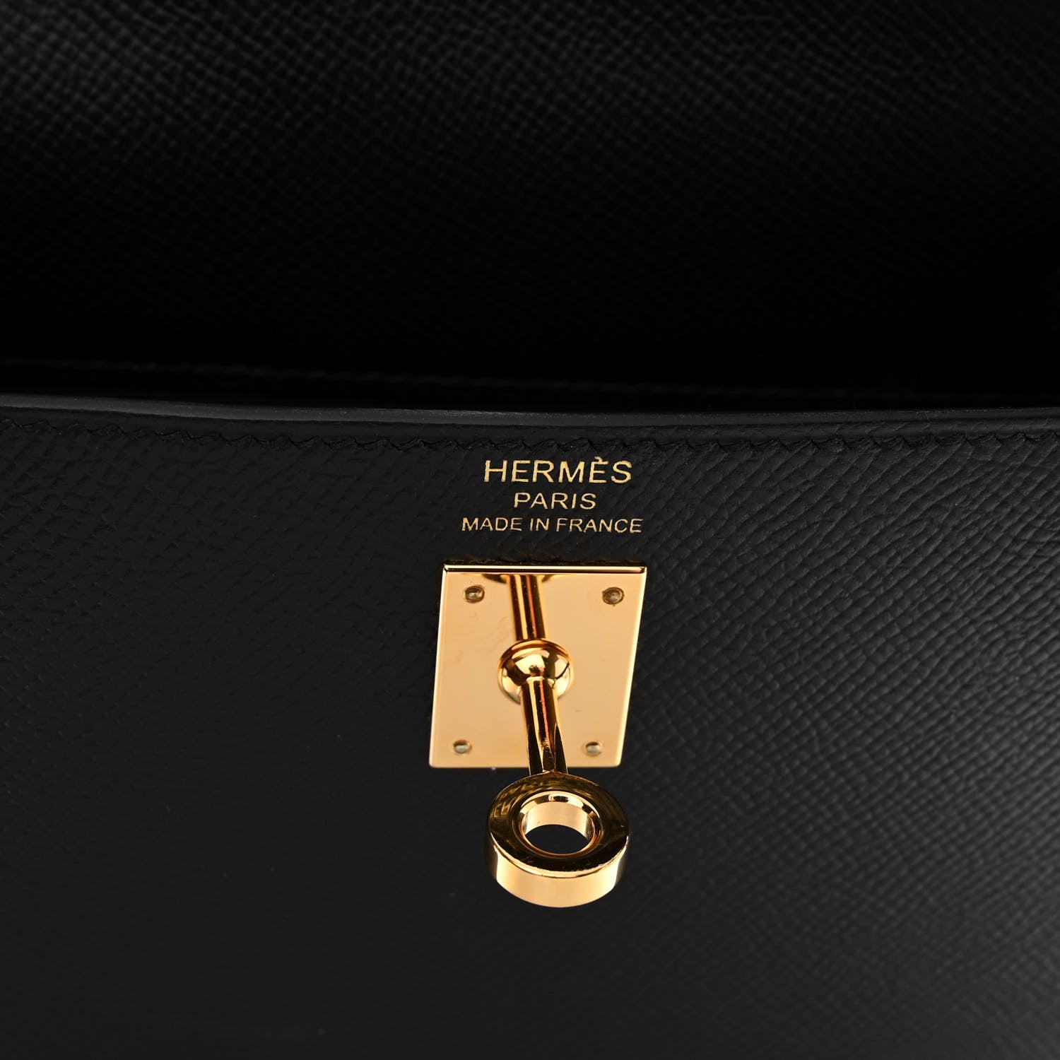 Hermes Epsom Kelly Sellier 25 Black 6 of 10