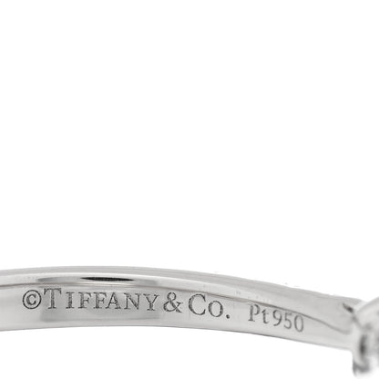 Tiffany Platinum Diamond .20ct Novo Cushion Cut Engagement Ring 51 5.75 4 of 5