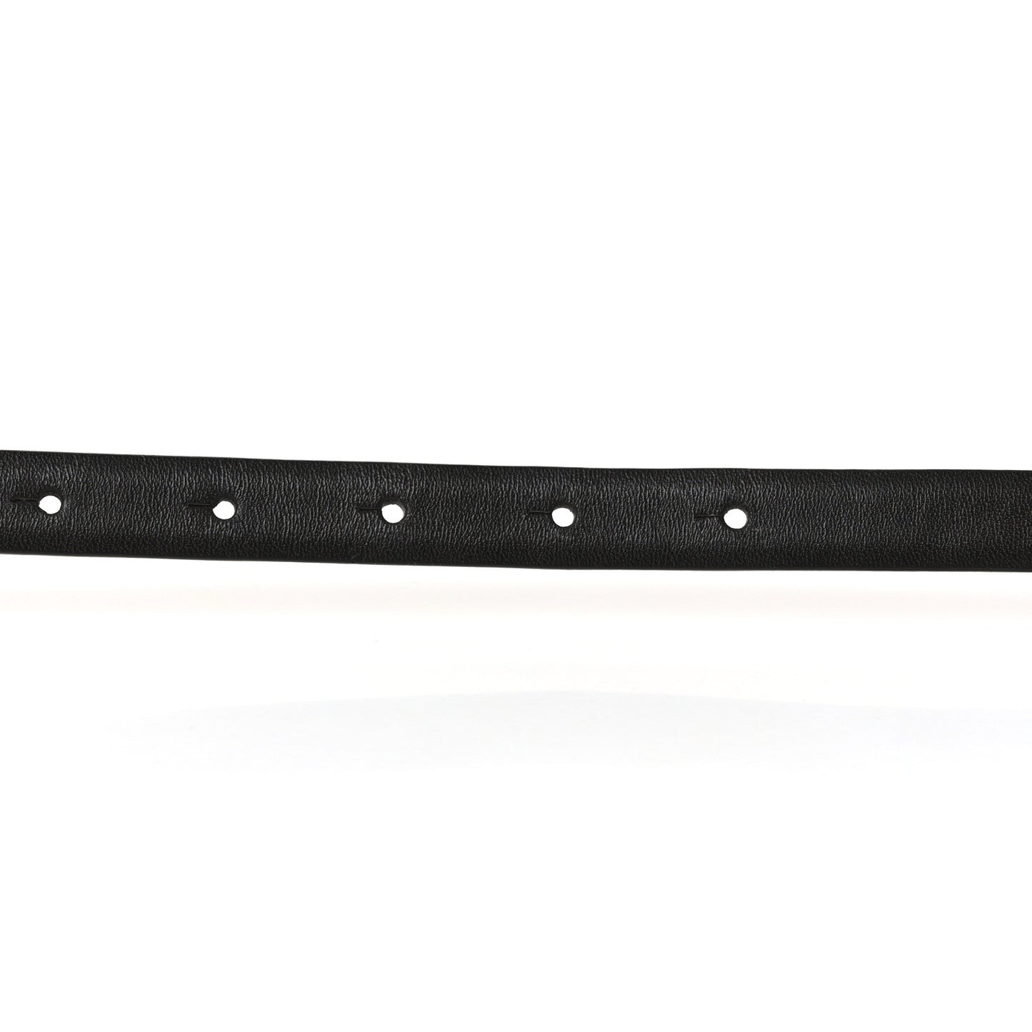 Calfskin Horsebit Skinny Belt 75 30 Brown