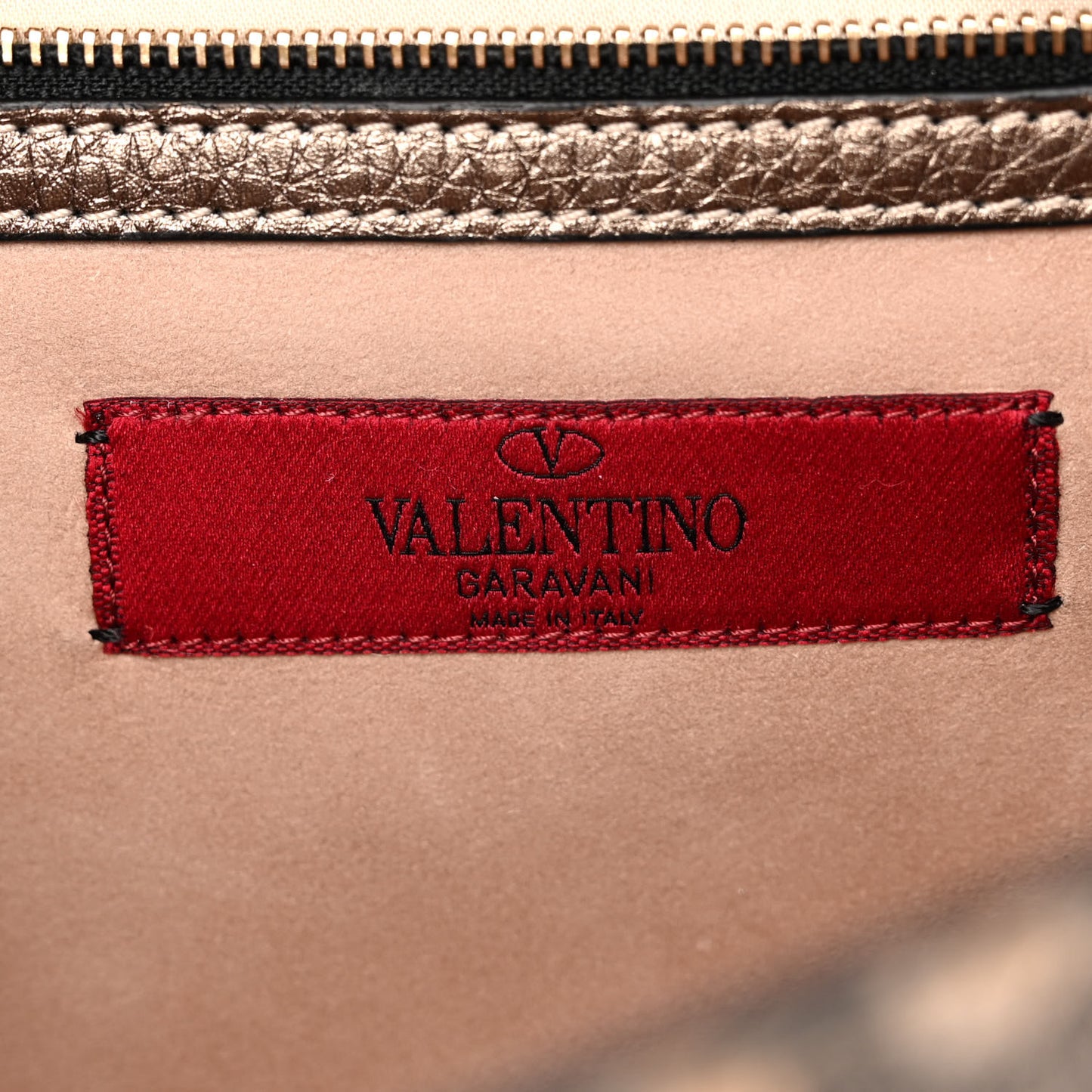 Calf Hair Leopard Print Medium Glam Lock Rockstud Flap Blush