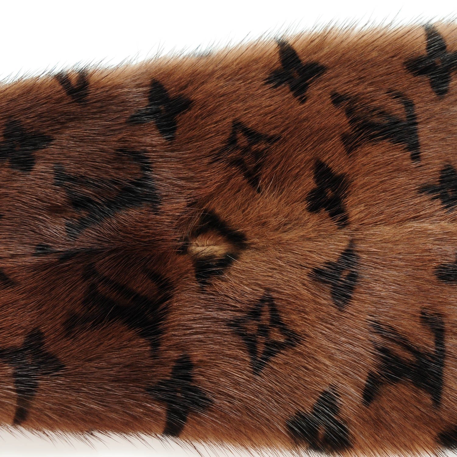 Louis Vuitton Monogram Mink Fur Scarf Stole Wrap 7 of 7