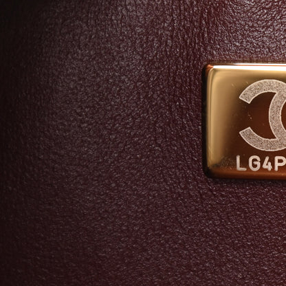 Chanel Caviar Quilted Small Double Flap Burgundy 7 of 11