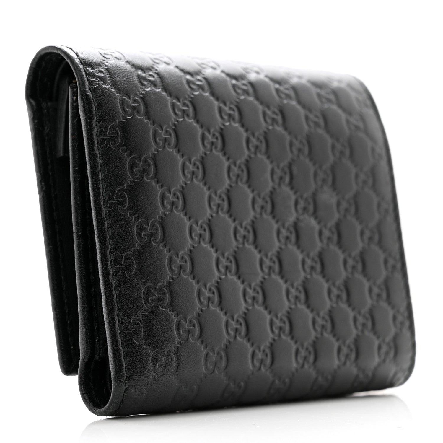 Gucci Microguccissima Flap Wallet Black 3 of 11