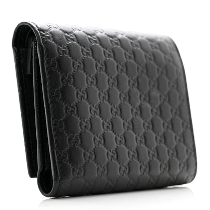 Gucci Microguccissima Flap Wallet Black 3 of 11
