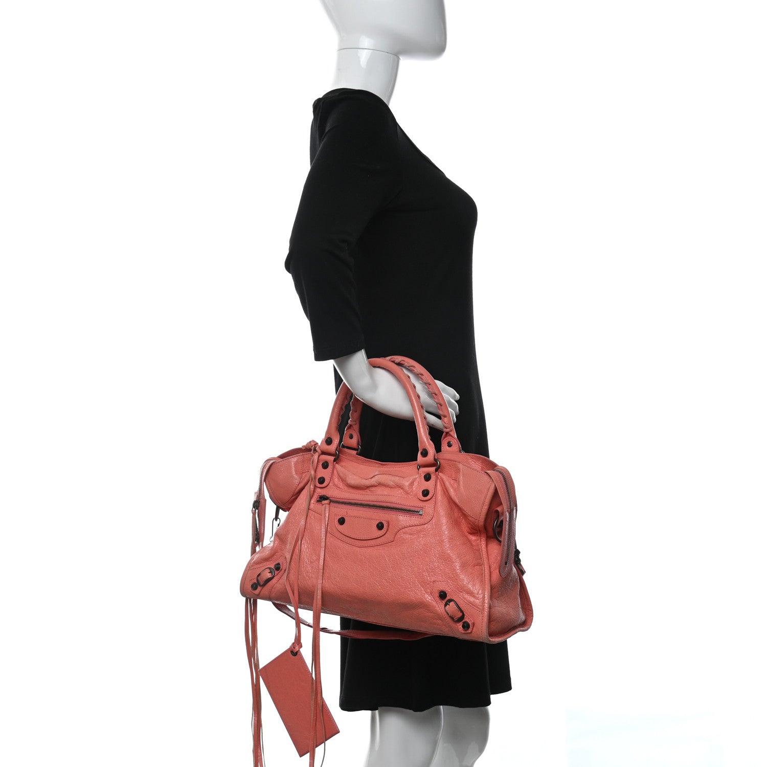 Balenciaga Agneau Classic Hardware City Rose Azalee Rose Jaipur 3 of 13