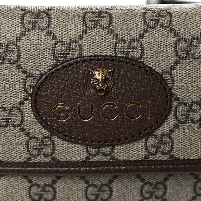 Gucci GG Supreme Monogram Neo Vintage Web Belt Bag Brown 12 of 13