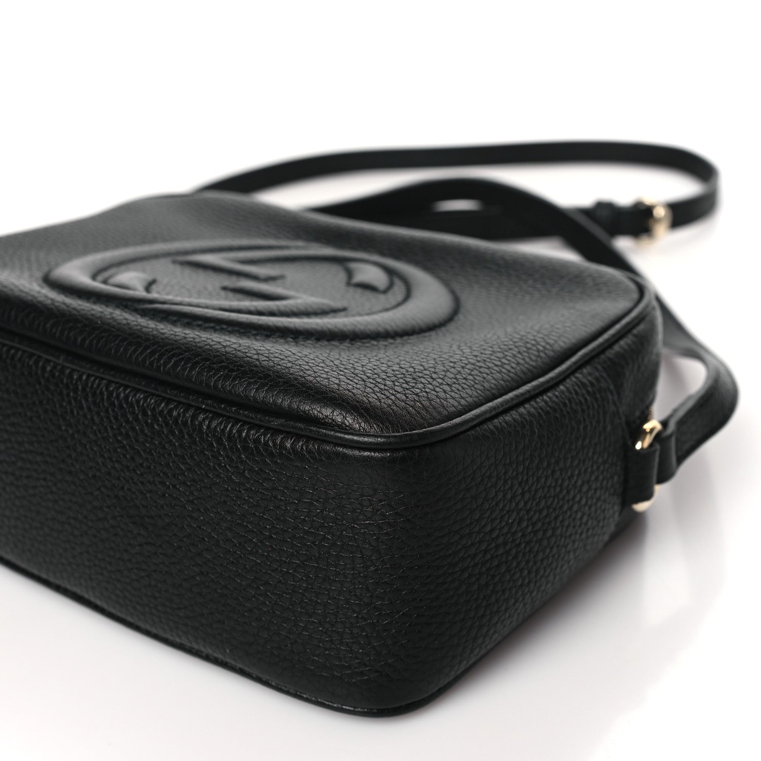 Gucci Pebbled Calfskin Small Soho Disco Bag Black 9 of 10