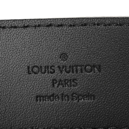 Louis Vuitton Calfskin 35mm Pont Neuf Belt 105 42 Black 4 of 6