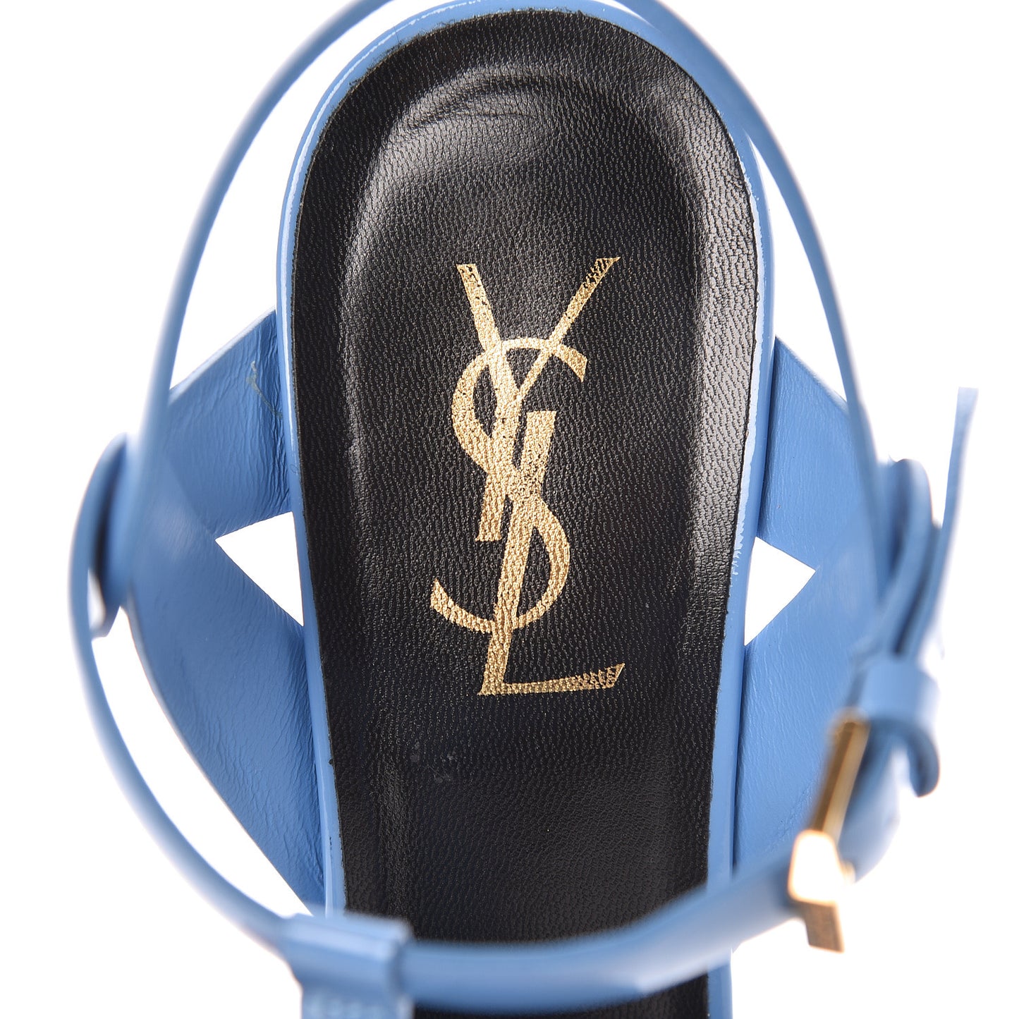 Patent Tribute 75 Platform Sandals 39.5 Blue Clair