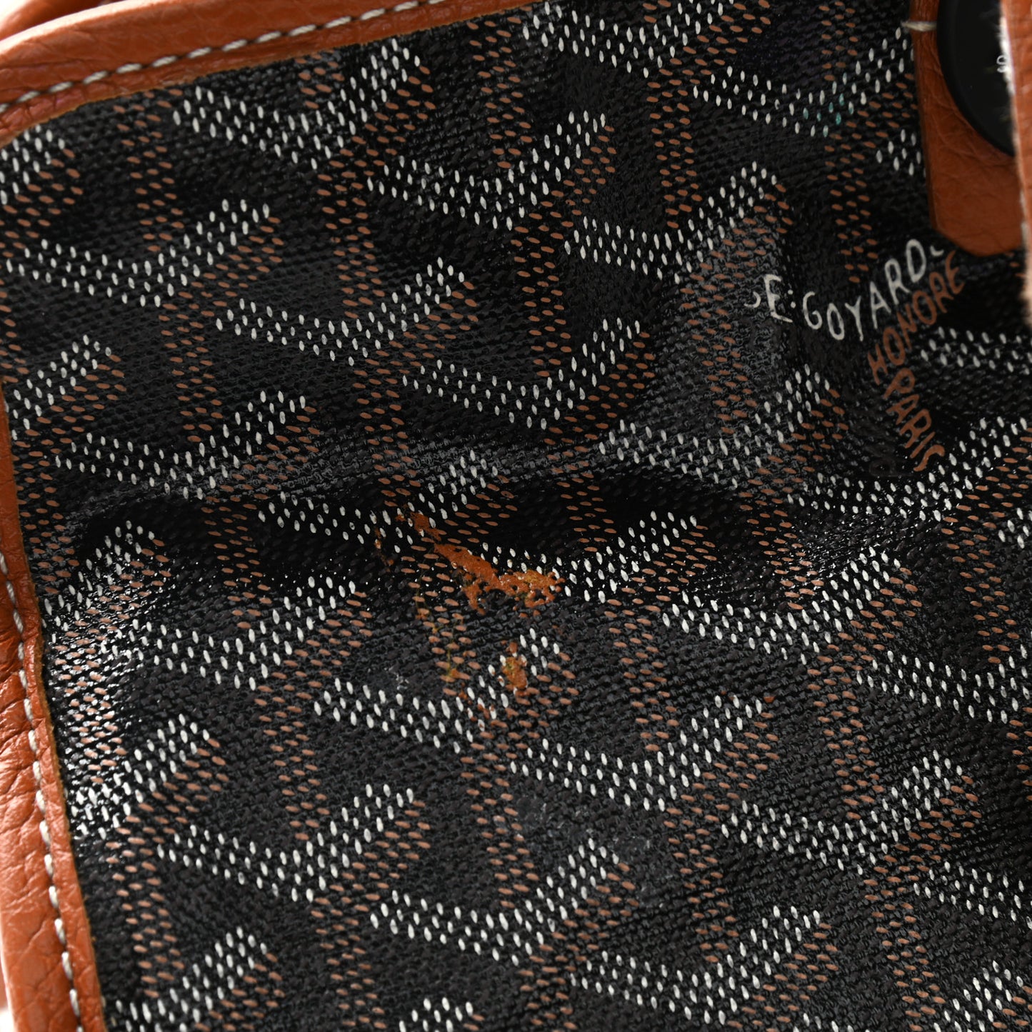 Goyardine Sac Hardy Pet Carrier PM Black Gold