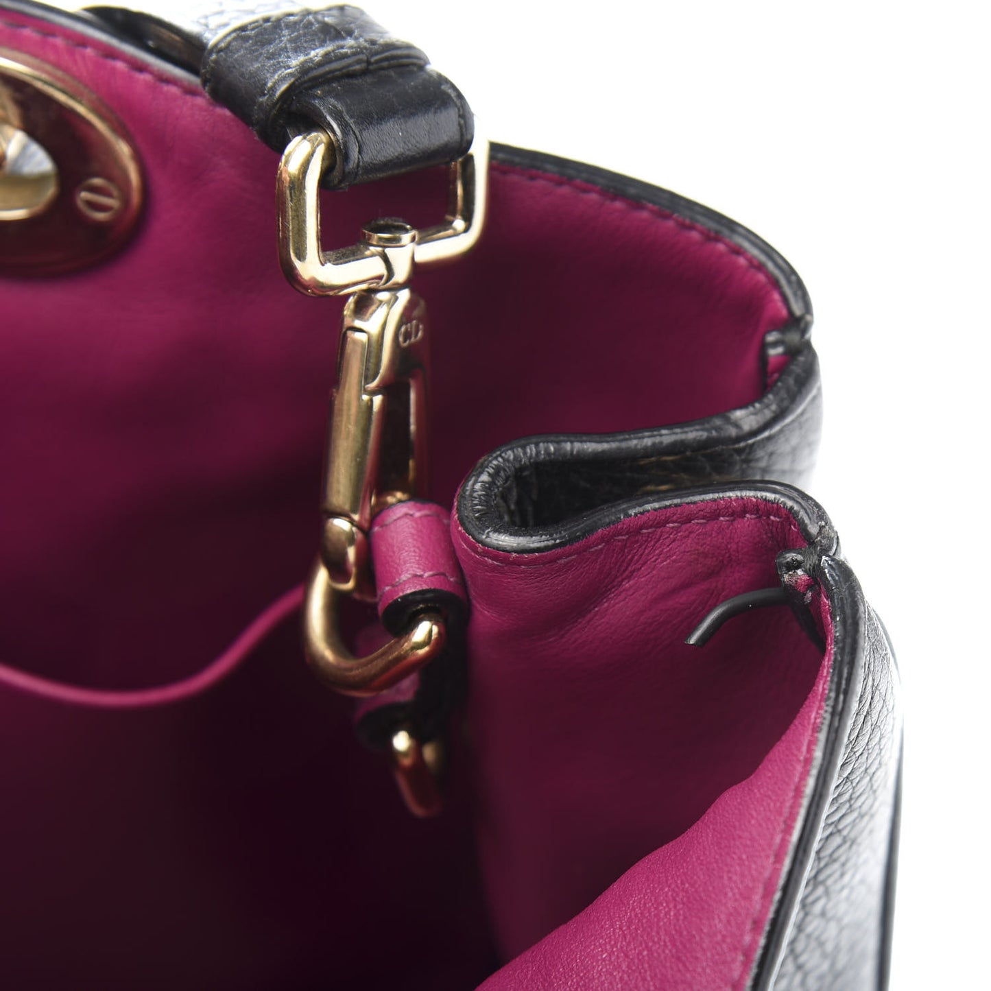 Bullcalf Small Diorissimo Tote Black Rose Indien