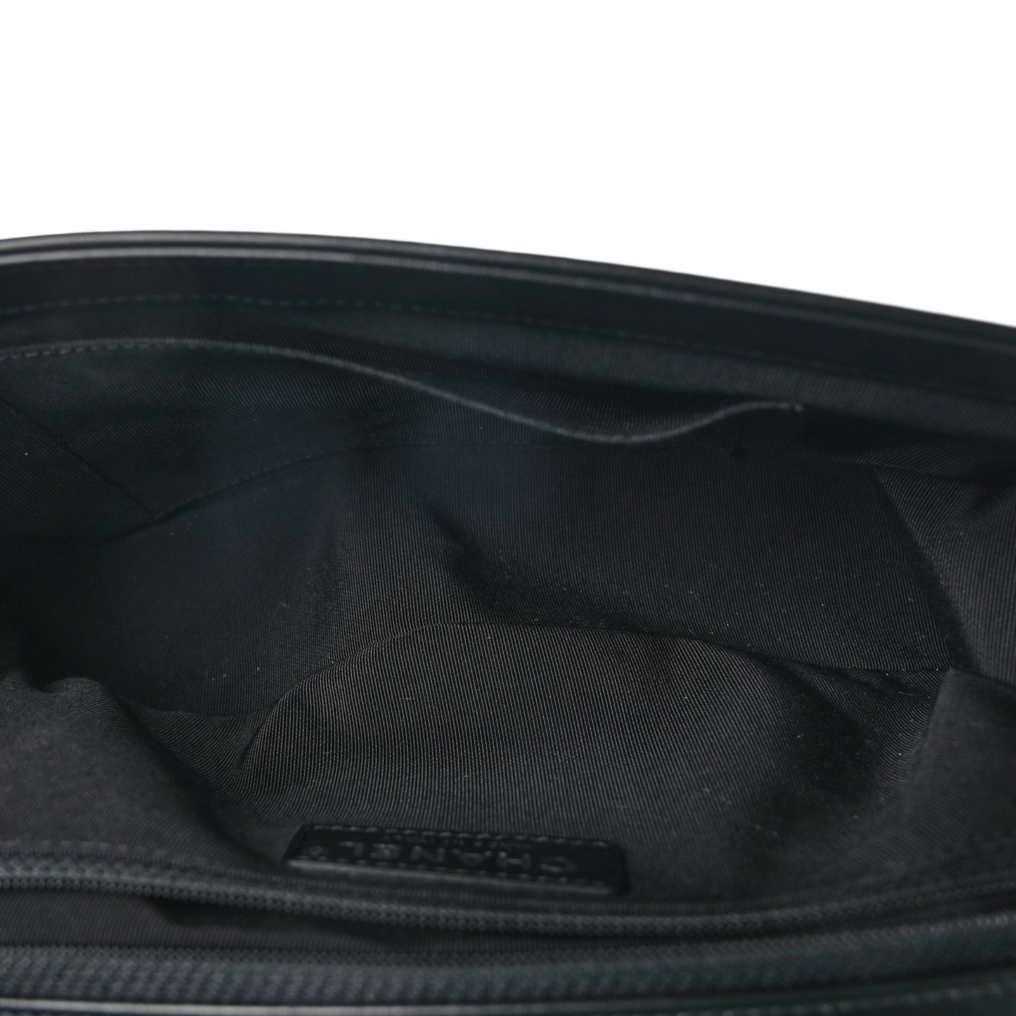 Calfskin Chevron Quilted New Medium Boy Flap Black