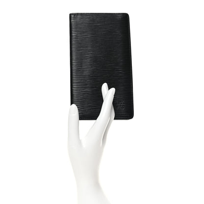 Louis Vuitton Epi Brazza Wallet Black 2 of 12