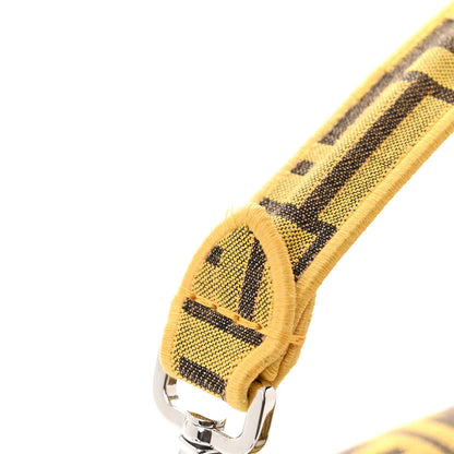 Fendi x FRGMT Woven Fabric Jacquard FF Embroidered Baguette Mimosa 11 of 11