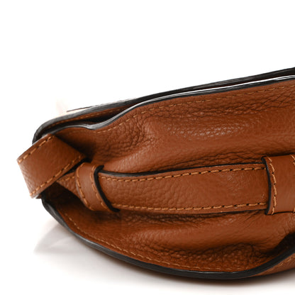 Chloe Calfskin Mini Marcie Round Crossbody Bag Tan 9 of 10