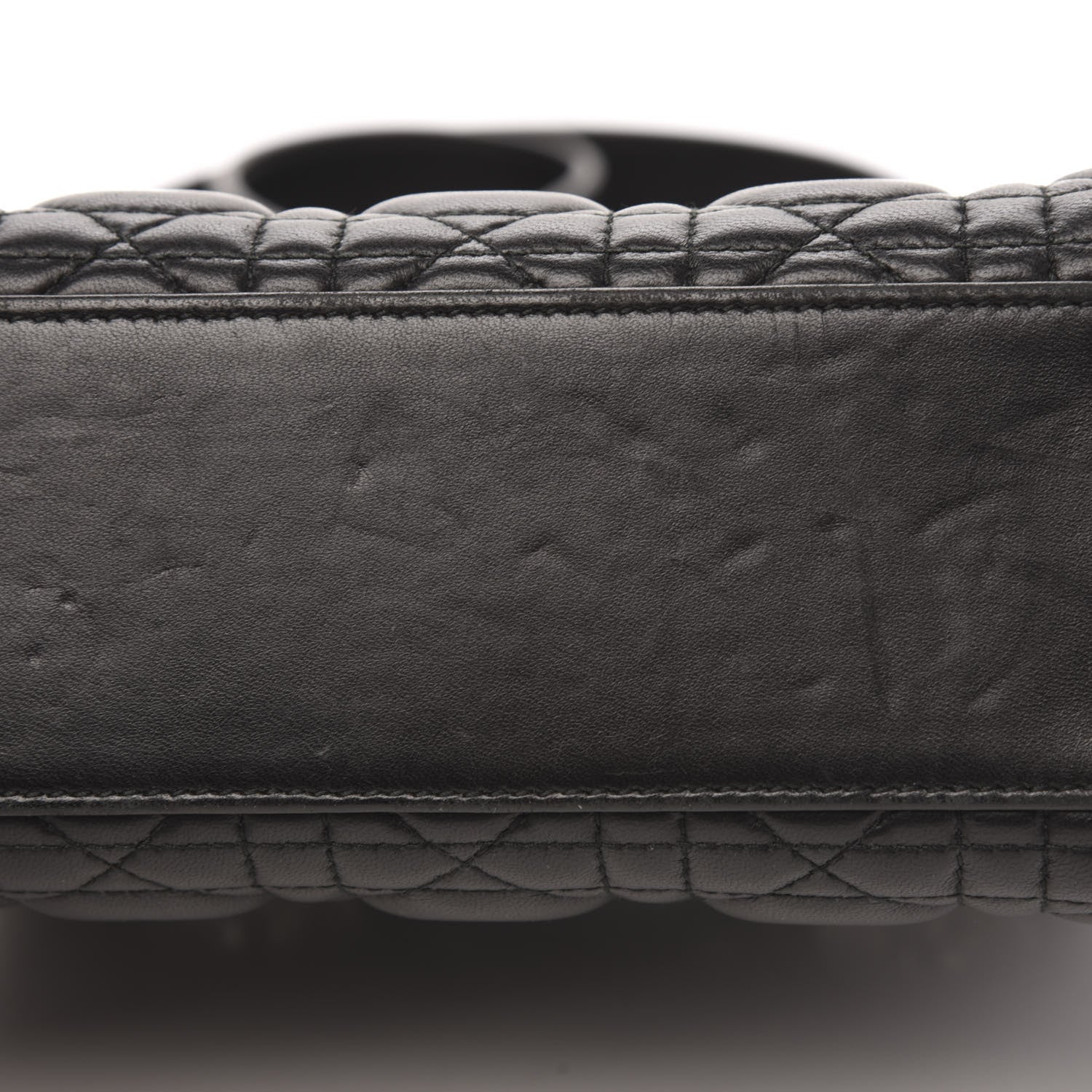 Christian Dior Lambskin Cannage Small Lucky Badges My Lady Dior Black 9 of 11