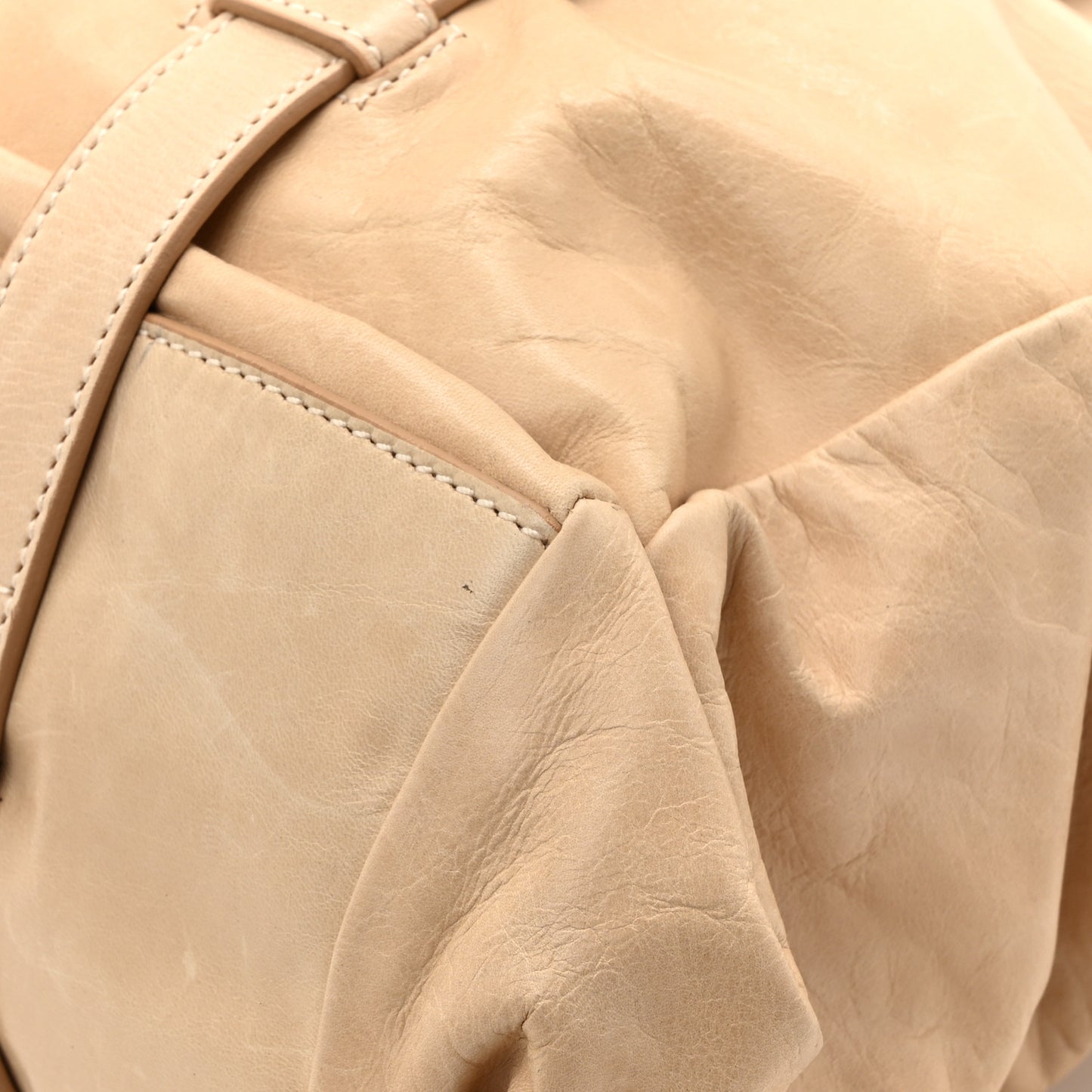 Nappa New Look Tote Beige