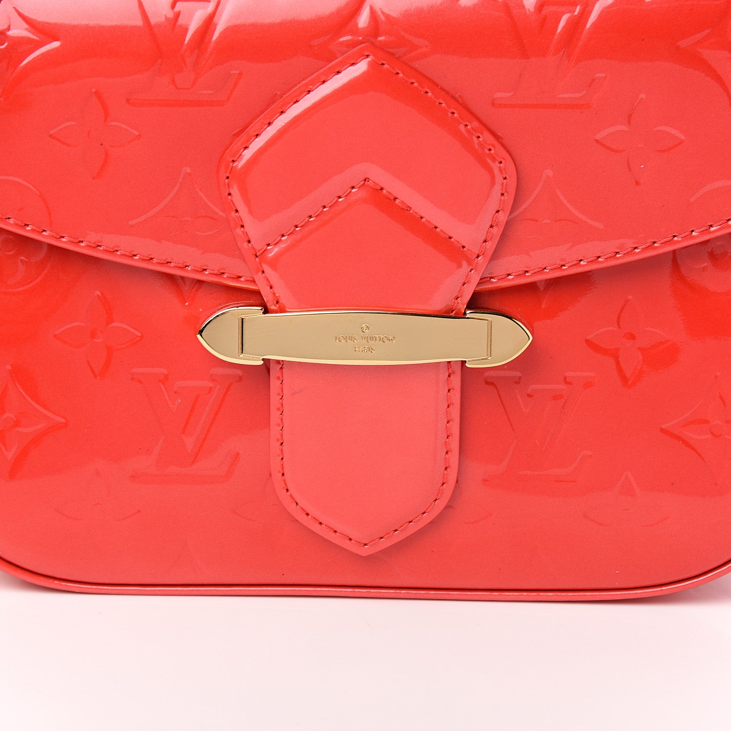 Louis Vuitton Vernis Bellflower PM Rouge Grenadine 9 of 9