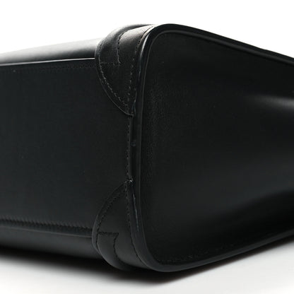 Celine Smooth Calfskin Nano Luggage Black 9 of 12