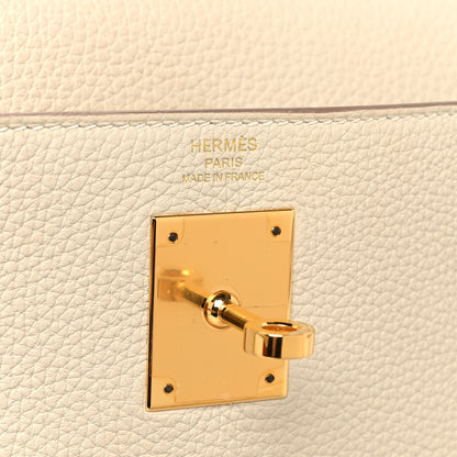 Hermes Togo Kelly Retourne 28 Craie 6 of 14