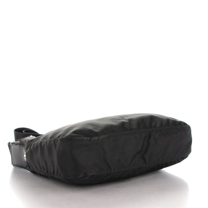 Prada Nylon Vela Flat Messenger Bag Black 4 of 7