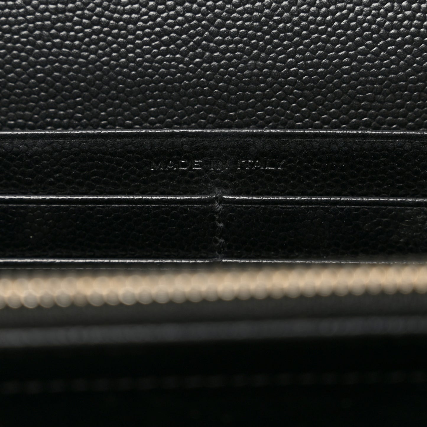 Grain De Poudre Classic Monogram Cassandre Wallet Black