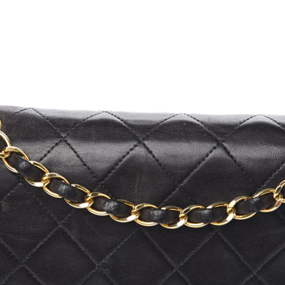 Chanel Lambskin Quilted Medium Double Flap Black 10 of 11