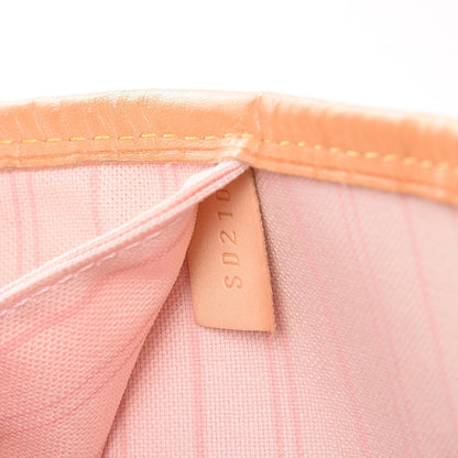 Louis Vuitton Damier Azur Neo Neverfull MM Rose Ballerine 8 of 12