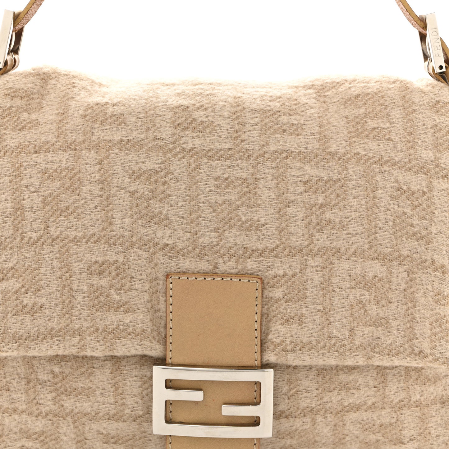 Wool Zucca Mama Baguette Beige