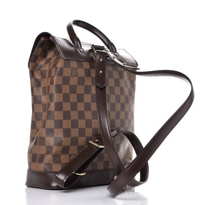 Louis Vuitton Damier Ebene Soho Backpack 3 of 7