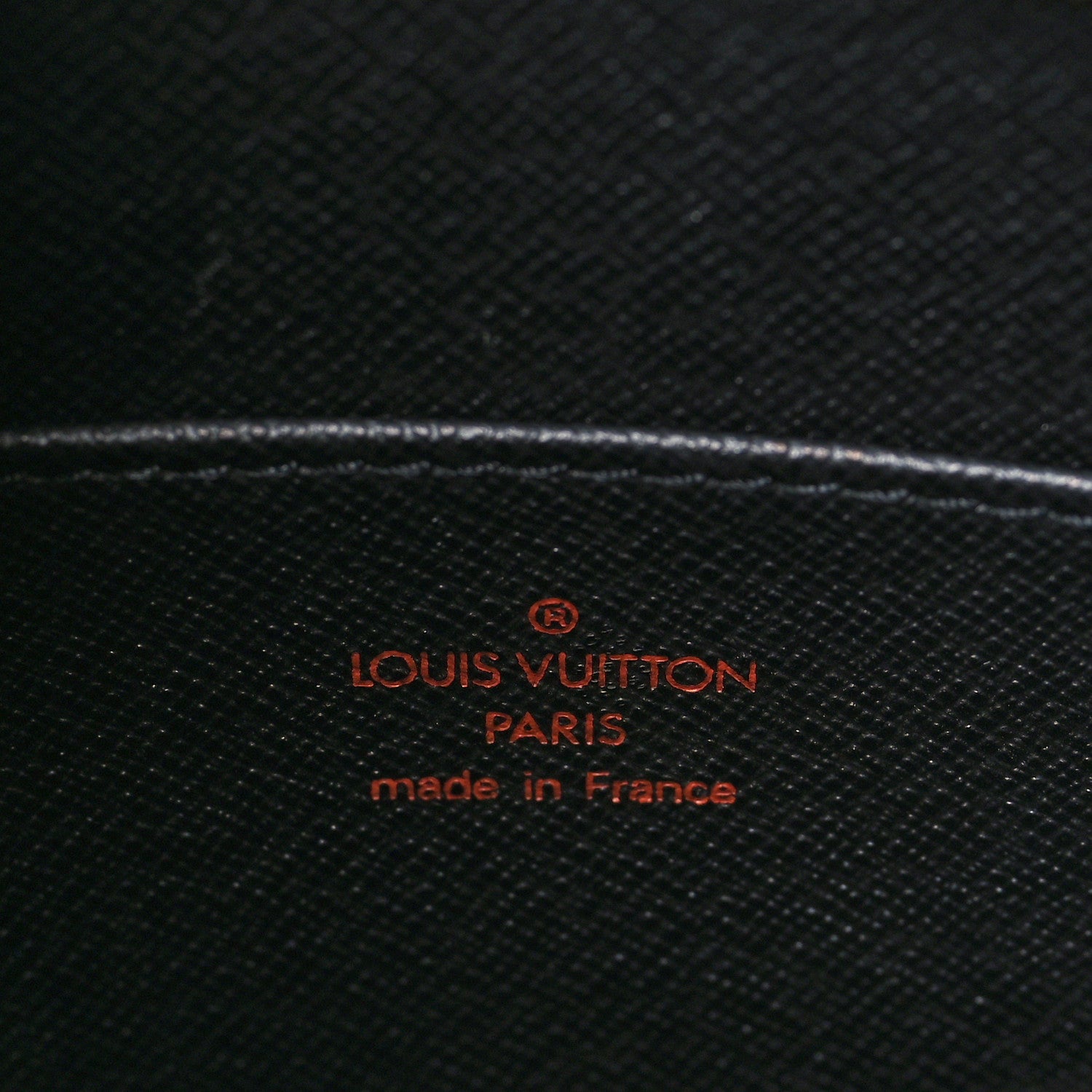 Louis Vuitton Epi Pochette Homme Clutch Black 6 of 8