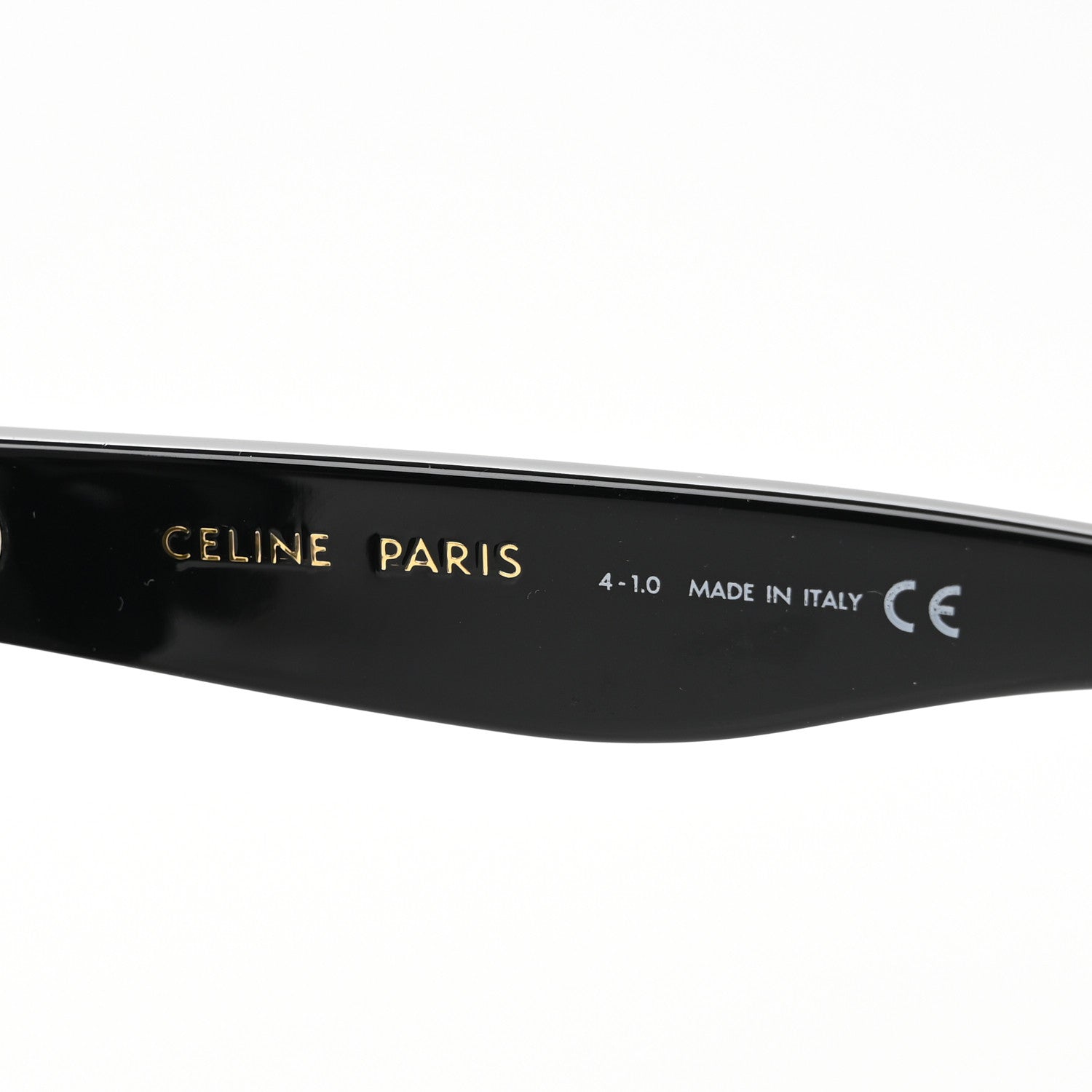 Celine Oversized Round Sunglasses CL4005FN Black 5 of 7