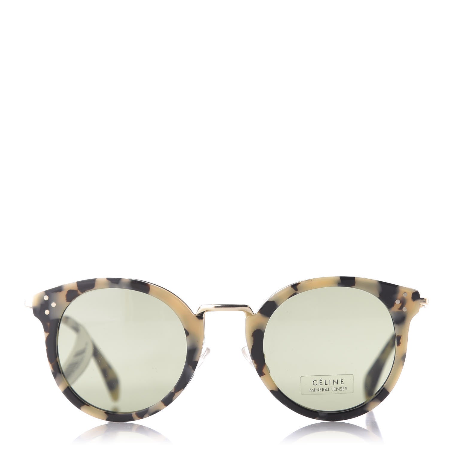 Celine Round Sunglasses CL40011U Tortoise 2 of 10