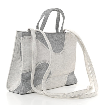 Telfar Jersey Medium Camo Shopping Bag Heather Grey 3 of 10