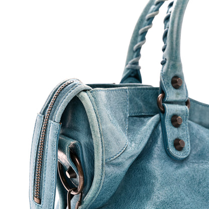 Balenciaga Agneau Classic Hardware City Aquamarine 12 of 12