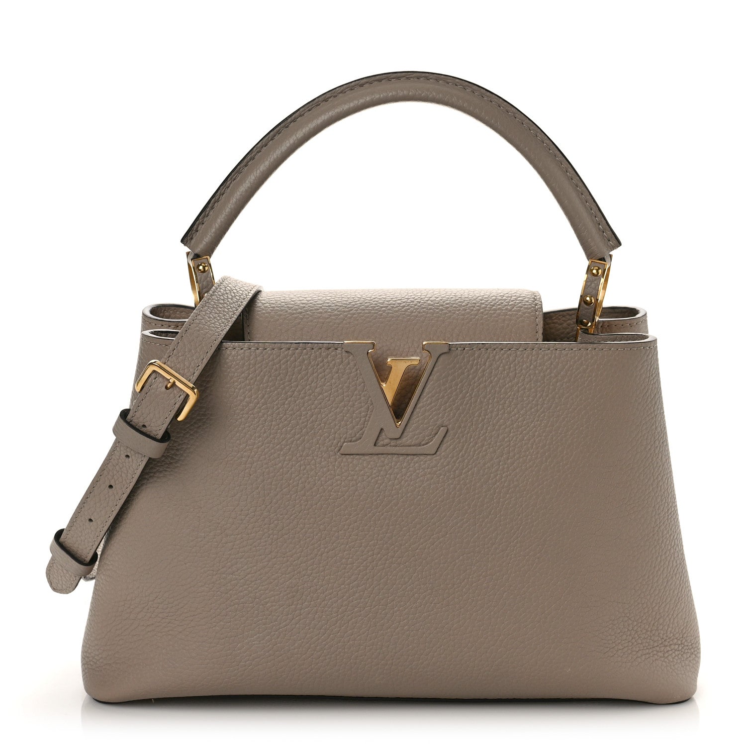 Louis Vuitton Taurillon Capucines PM Galet 1 of 8