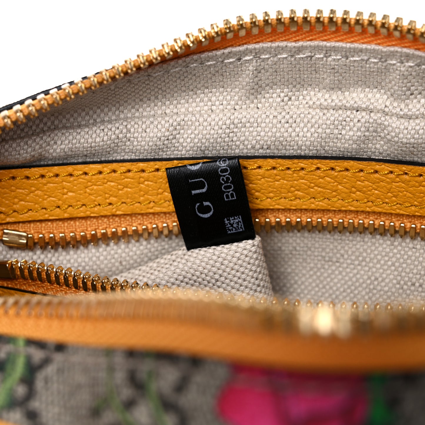 GG Supreme Monogram Flora Medium Ophidia Belt Bag Beige Multicolor Crop