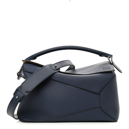 Loewe Calfskin Large Puzzle Bag Ocean 1 of 10