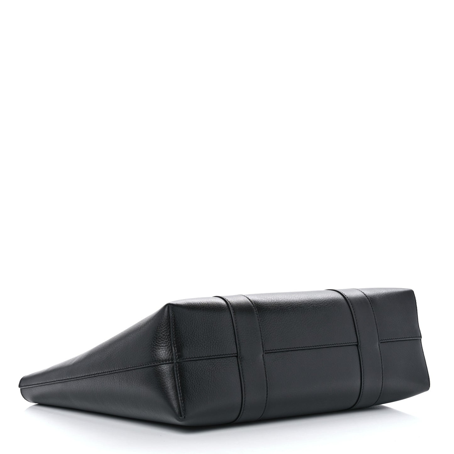 High Shine Grain Bayswater Tote Black