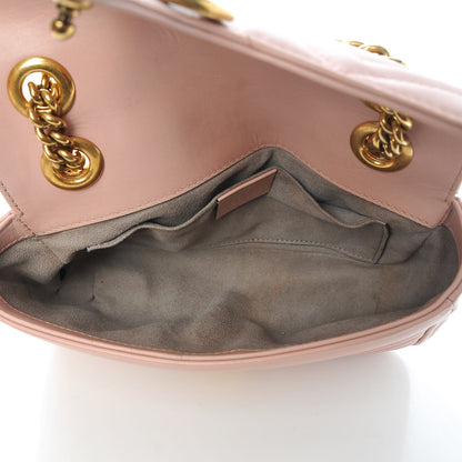 Gucci Calfskin Matelasse Mini GG Marmont Shoulder Bag Perfect Pink 6 of 10