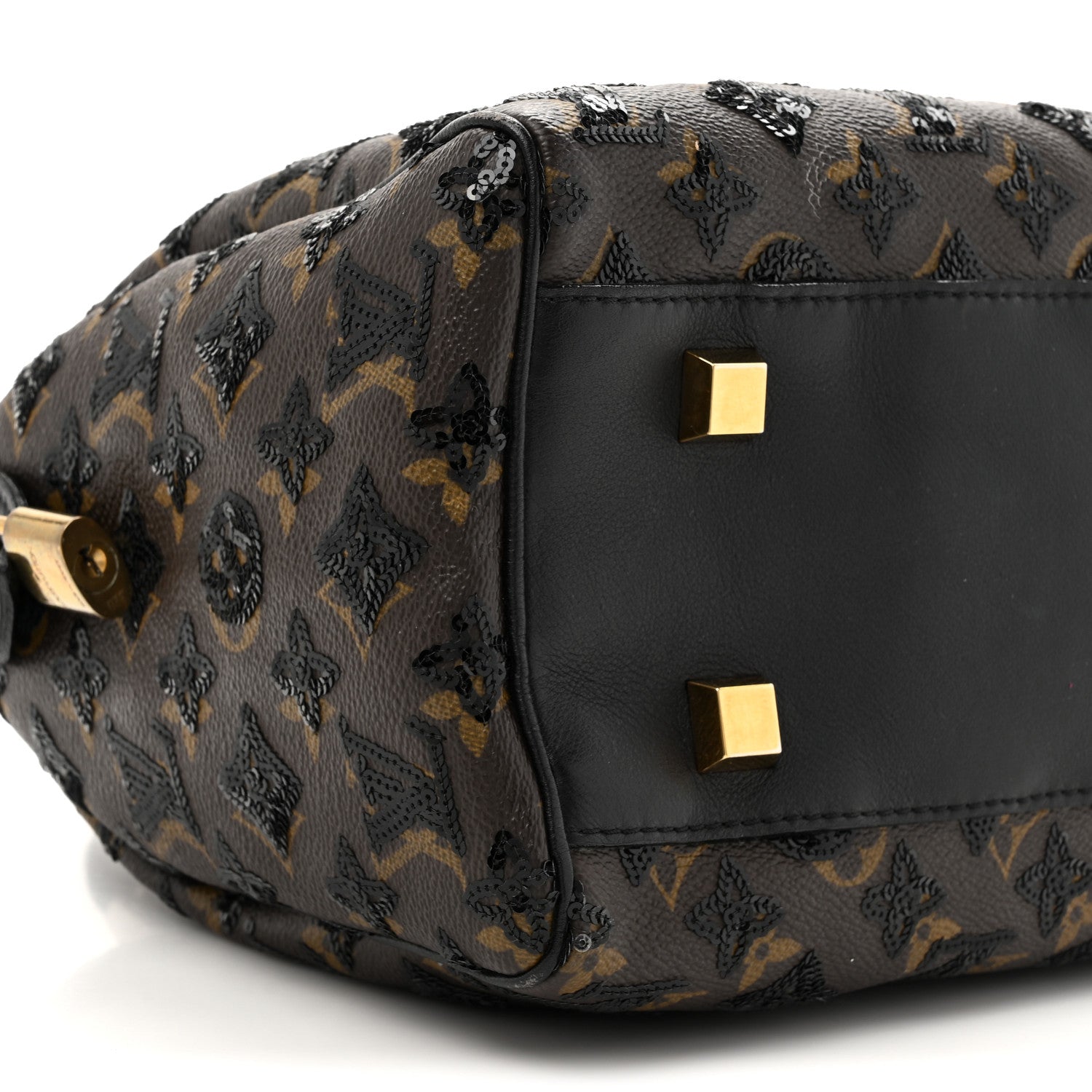 Louis Vuitton Monogram Sequins Eclipse Speedy 28 Black 9 of 11