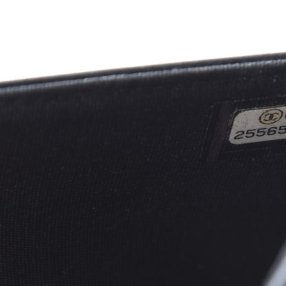 Chanel Lambskin Camellia Studded Wallet on Chain WOC Black 8 of 15