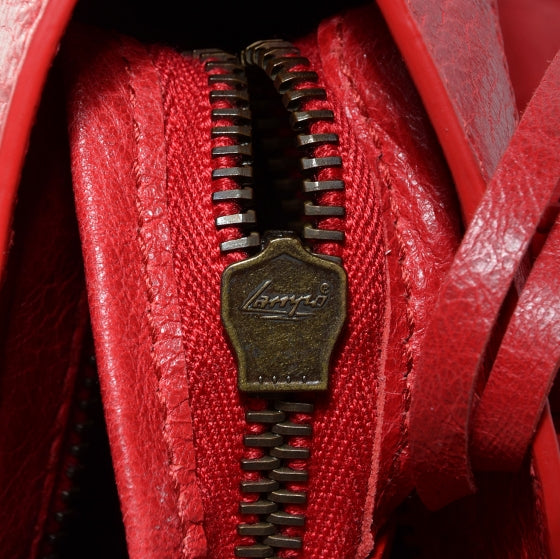 Balenciaga Agneau Classic Hardware Mini City Rouge Cardinal 11 of 13