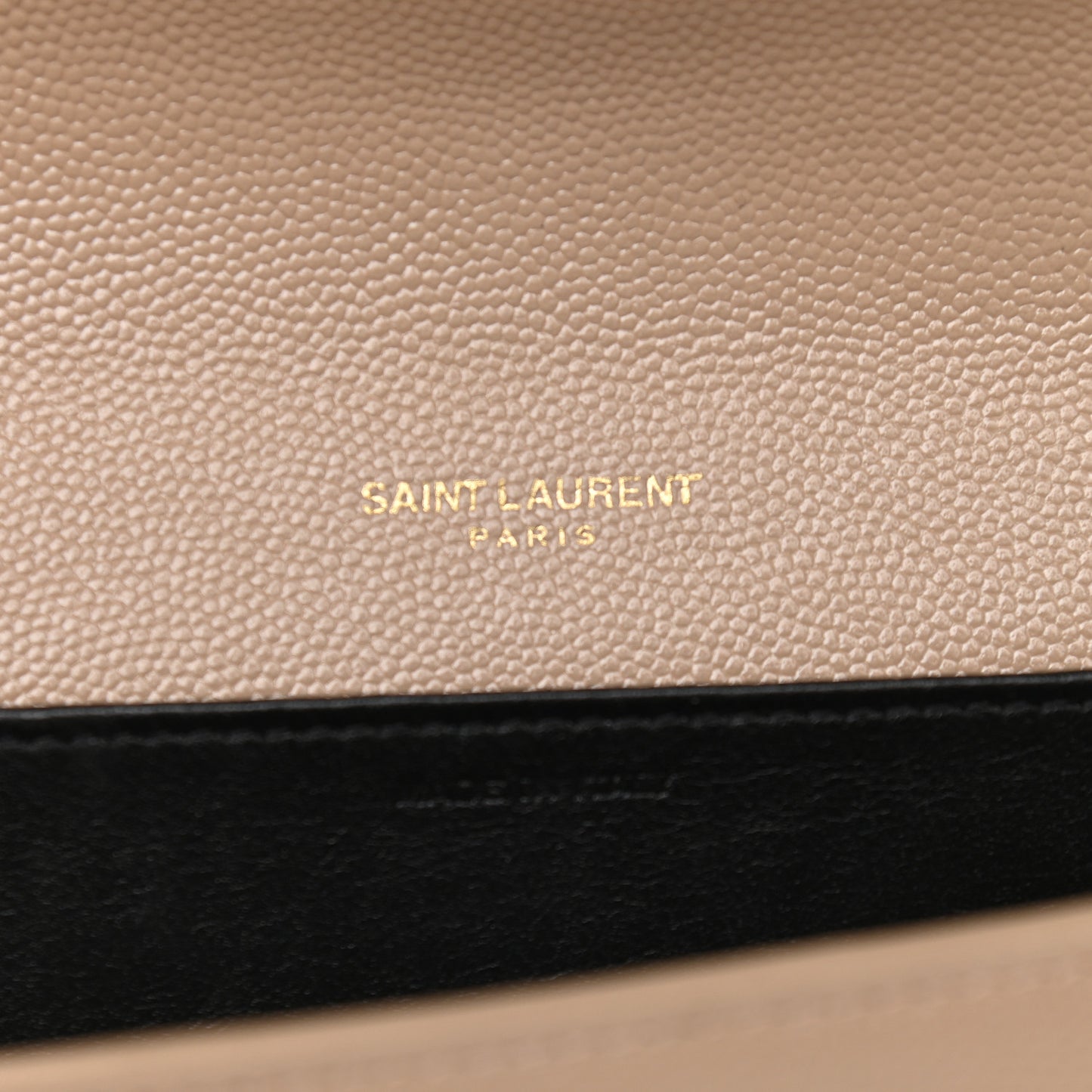 Grain De Poudre Monogram Uptown Chain Wallet Dark Beige