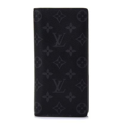 Louis Vuitton Monogram Eclipse Brazza Wallet 1 of 4