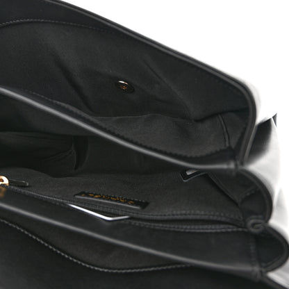 Chanel Calfskin Stitched Large Flap Black 5 of 10