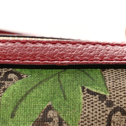 Gucci GG Supreme Monogram Tian Small Boston Beige Multicolor Red 15 of 15