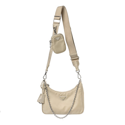 Prada Re-Nylon Saffiano Re-Edition 2005 Shoulder Bag Deserto 1 of 9