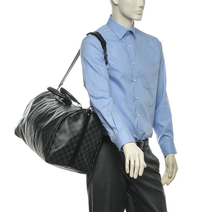 Louis Vuitton Damier Graphite Keepall Bandouliere 55 2 of 7
